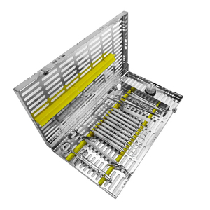ชุดเครื่องมือผ่าตัดทางทันตกรรมสแตนเลสสำหรับกระบวนการมัลกัมทันตกรรมแบบแมนนวลประกอบด้วยถาด - Product Image 5