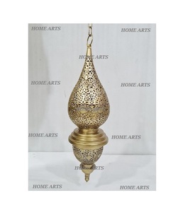 Metal Gold Plated Hanging Lantern Customized Size And Shape <b>Moroccan</b> <b>Decorative</b> Lantern For Sale - Product Image 4