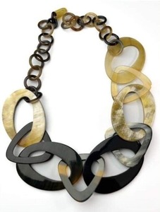 Collar con colgante de cuerno orgánico atemporal, chapado Natural, forma personalizada, diamantes de imitación, cristal, boda, compromiso, aniversario, regalo de perlas - Product Image 6