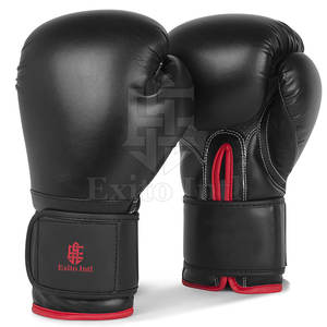 Gants de sparring en cuir PU personnalisés professionnels de 12oz équipement d'entraînement de coup de pied de boxe confortable disponible tailles de 6oz 8oz - Product Image 1