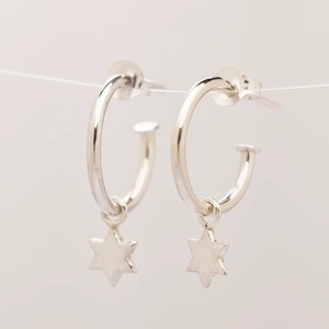 Demi-lune cerceau goujons 925 boucles d'oreilles en argent en gros boucles d'oreilles en argent Sterling bijoux faits à la main pour femmes filles boucle d'oreille indienne - Product Image 2