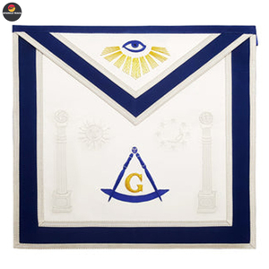 Delantal bordado a mano con diseño OEM de nuevo color y estilo único Lodge Master Mason - Product Image 5
