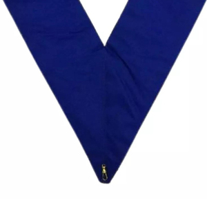 Maçonnique Regalia Grand Officiers Marque Collier Rose Et Bleu Avec Bullion D'or Haute Qualité Sur Mesure Brodé Officier Collier - Product Image 4