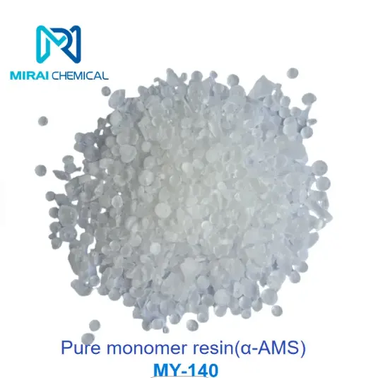 My-140 AMS Poly methylstyrene Trắng nhựa lốp tinh khiết AMS nhựa monomer nhựa