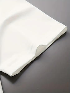 T-shirt respirant 100% coton pour hommes, col rond d'été en plein air avec impression personnalisée unique - Product Image 5