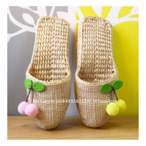 Zapatos naturales ecológicos, zapatillas de jacinto de agua tejidas, sandalias hechas a mano, chanclas de fibra de coco/ropa de playa para hombres 2024-Caryln - Product Image 4