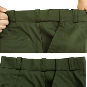 Spring Autumn Security <b>Guard</b> <b>Uniforms</b> Pant Olive Green Color Custom Size High Quality Custom Material Security Pants Belt Loop - Product Image 5