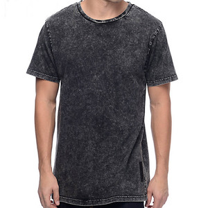 Men's Heavyweight Washed Solid Color Short Sleeve T-<b>Shirt</b> Men's <b>Summer</b> Blank Custom Acid Wash T-<b>Shirts</b> - Product Image 5