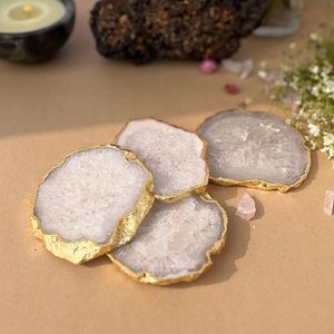 Handmade Luxurious Bohemian Style Eco-Friendly Resin Coaster Base Smooth Surface Designed for Clean <b>Stable</b> Drink Support Cheap - Product Image 4