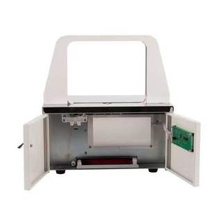 آلة ربط أوتوماتيكية كهربائية للطاولة 220 فولت مع ضمان لمدة سنة، آلة تغليف بلاستيكية للأغذية والسلع سهلة الاستخدام - Product Image 3