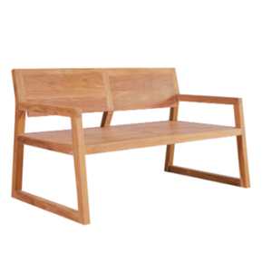 Best Selling Garden Chair With Two <b>Seats</b> Made Of Solid and Eco-Friendly Teak Wood From Indonesia - Product Image 2