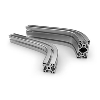 Profils carrés architecturaux en aluminium sur mesure Série 6000 Tolerance 1% Tempérage T3~T8 pour façades de bâtiments et décorations