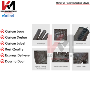 Guantes de Motociclismo Estilo Carreras, Protección Completa para los Dedos, Guantes de Motocicleta para Calle, Motocross y Turismo - Product Image 4