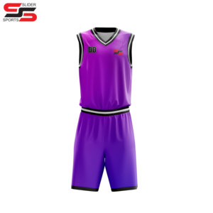 Taille et design personnalisés ensemble de maillots de basket-ball en polyester vêtements de sport pour adultes vêtements d'équipe pour le basket-ball uniforme de basket-ball personnalisé - Product Image 4