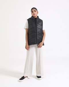 Women's <b>Genuine</b> Leather Denim Bomber Jacket-Waterproof & Windproof Eco-Friendly Logo Detail Spring/Autumn/Winter - Product Image 6