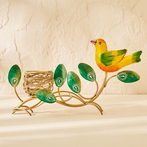 Uniquely Designed Metal <b>T</b>-<b>Light</b> Holders for Dinner Room Wood Candleholders with Stylish Features - Product Image 2