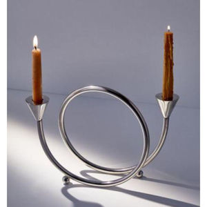 Exclusive Quality Metal Candle Holder <b>Candlestick</b> Modern Silverware Candle Holder Perfect for Wedding Restaurants and Events - Product Image 1