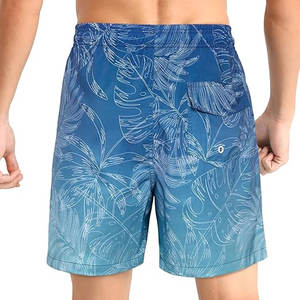 Short de gymnastique à séchage rapide pour hommes OEM taille élastique polyester solide noir entraînement de course vêtements de sport d'entraînement personnalisés compression - Product Image 3