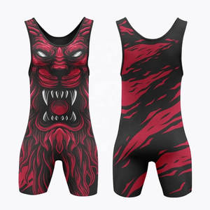 Trajes de Lucha Personalizados de Alta Calidad para Hombre, Spandex/Algodón 220g, Ropa de Voleibol, Sublimación Barata al por Mayor, Hecho en Pakistán - Product Image 6