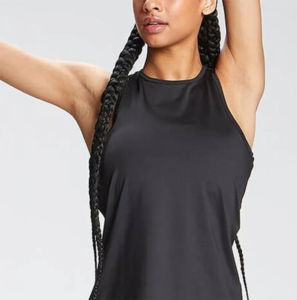 Camiseta sin Mangas de Alta Calidad para Mujer, 100% Algodón, Transpirable, de Secado Rápido, para Gimnasio - Product Image 6