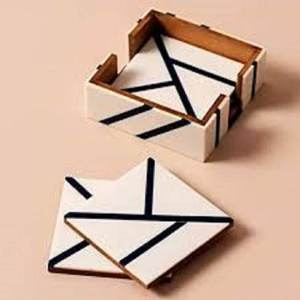 ที่รองแก้วไม้วอลนัทสไตล์โมเดิร์นรักษ์โลก สีตามสั่ง ขนาดเส้นผ่านศูนย์กลาง 300 มม. สำหรับกาแฟ ของใช้ในครัวเรือน ผลิตจากโรงงานโดยตรง - Product Image 5