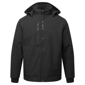 Vestes d'extérieur coupe-vent Blouson bombardier décontracté rembourré à fermeture éclair et imperméable pour hommes pour l'automne et l'hiver - Product Image 3