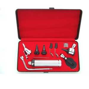 Mini otoscopio veterinario oftalmoscopio Combo Set LED diagnóstico Ent examen con Material de acero fuente de energía eléctrica - Product Image 1