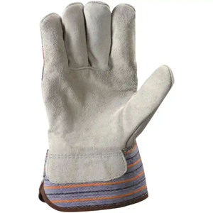 Guantes de trabajo de cuero dividido de piel de vaca resistente de alta calidad, suaves, cómodos, reflectantes, de seguridad, para uso general - Product Image 2