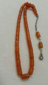 Rosario Turquesa ASSISTANCE, Diseño Ecológico, Pintado a Mano, Resina Natural, Tasbih, Cuentas de Oración, Decoración del Hogar, Venta al por Mayor - Product Image 4