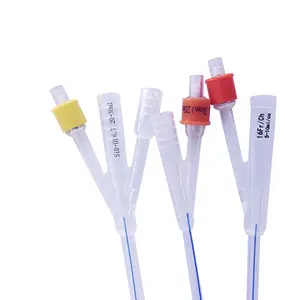 Groothandel Urinekatheter 2-weg Siliconen Gecoate Katheter Latex Foley Katheter SIN-FCS