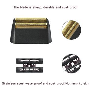 Juego de 4 cabezales de afeitado profesionales con doble cuchilla, lámina de repuesto y barra de corte, lavables, para afeitado facial - Product Image 5