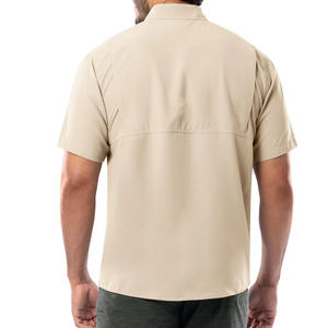 <b>Men's</b> Short Sleeve Button-Down Fishing Shirt: the Ultimate Outdoor Top for Comfort and Style - Product Image 2