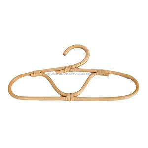 100% Original Yellow Rattan <b>Clothes</b> Hanger Creative Design Strong Wood Durable Material Single Kitchen Bathroom Living Room - Product Image 5