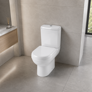 Inodoro de Cerámica Moderno de Dos Piezas Ballon, Versátil para Uso en Interiores y Exteriores, para Escuelas, Hospitales, Hoteles, Cocinas, Baños y Exteriores - Product Image 6