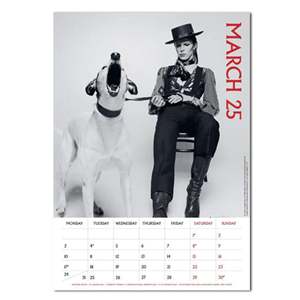 Calendario de Escritorio Personalizado de David Bowie 2025, Calendario de Mesa Perpetuo de Papel para Oficina o Hogar, Calendario Impreso - Product Image 3