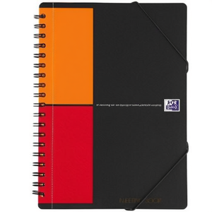 Cuaderno Oxford International Meetingbook Connect College, 80 Hojas, DIN B5, Cuadriculado, Polipropileno, Gris/Naranja/Rojo - Product Image 3