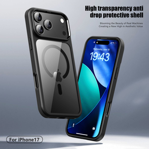 Ốp điện thoại chống rơi từ tính cho iPhone 17 Pro Max, mặt lưng mờ trong suốt, viền bảo vệ, in UV, model 5G, tích hợp nam châm - Product Image 5