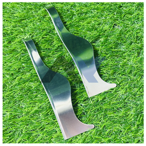 Rasoir courbé OEM Barber Dominican en acier inoxydable léger, rasoir non droit, lame remplaçable, rasoir de style dominicain - Product Image 3