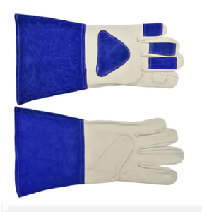 Gants de soudage tig de sécurité en peau de chèvre de haute qualité en cuir de vachette résistant à la chaleur - Product Image 2