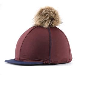 หมวกกันน็อคขี่ม้า OEM ปี2022,หมวกคลุมมีคุณภาพสูงพร้อมจับคู่หมวกปอมปอมขี่ม้าหมวกไหม - Product Image 1