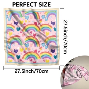 Bufanda de seda con borde suave Featherlight hecha para fluir naturalmente Bufanda de seda Tu pieza de moda favorita Bufanda de seda Precio barato - Product Image 5