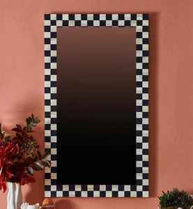 Décoration de miroir mural en incrustation d'os fabriquée en Inde - Product Image 3