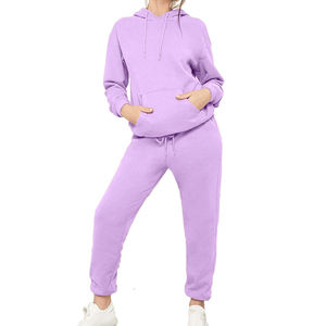 Chándal de Invierno para Mujer, Manga Corta, Estilo Urbano, Corte Regular, 100% Algodón Felpa, Chándal Personalizado para Mujer - Product Image 1