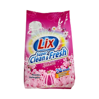 <strong>Best</strong> Seller LIX Clean & Fresh Wash Powder Machine Customizable 65G & 25KG Sizes <strong>Best</strong> Price Hand Wash Apparel Detergent