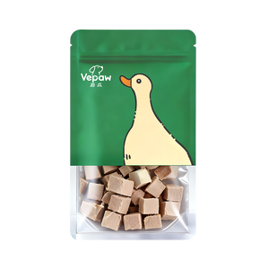 Venta al por mayor Cubo Pato Liofilizado Perro gato Golosinas Aperitivos para mascotas Comida seca para perros Pato Liofilizado Comida para mascotas - Product Image 1