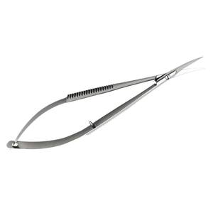 Ciseaux micro courbes professionnels russes pour la beauté, action à ressort, broderie, coupe des sourcils, manucure, acier inoxydable, tranchants - Product Image 3