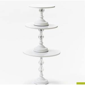 ที่วางเค้กทำจากไม้และเรซิ่นที่ตกแต่งอย่างหรูหราแท่นวางขนมหวานสำหรับงานเลี้ยงวันเกิดงานแต่งงานและห้องครัวในบ้านแบบทันสมัยใช้จากอินเดีย - Product Image 5