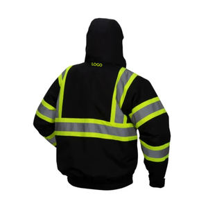 Precio bajo Ropa DE SEGURIDAD Chaquetas de alta visibilidad Color personalizado Frente Alta visibilidad Ropa de trabajo de construcción Chaquetas de seguridad de alta visibilidad OEM - Product Image 3
