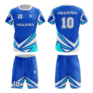 Uniforme de Fútbol Personalizado al por Mayor, Uniforme de Fútbol Unisex para Hombre con Logotipo Personalizado, Nombre del Equipo y Número, Uniforme de Fútbol de Talla Grande - Product Image 1