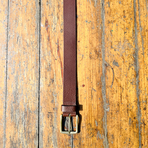 Ceinture perforée en cuir de buffle de luxe pour hommes en noir avec boucle à ardillon en alliage de zinc Largeur durable de 40mm pour le bureau et les vêtements - Product Image 5